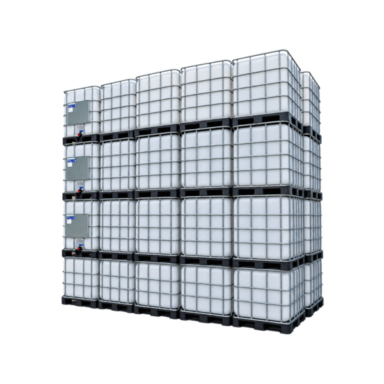 Huchem IBC Container Multibox 1000L Gespoeld –IBC Vloeistofcontainer – Duurzame Keuze (CO₂ voordeel)