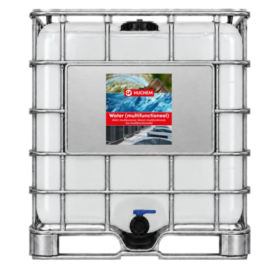 Huchem Water | Multifunctioneel Water 1000L IBC – Direct inzetbaar op elke locatie