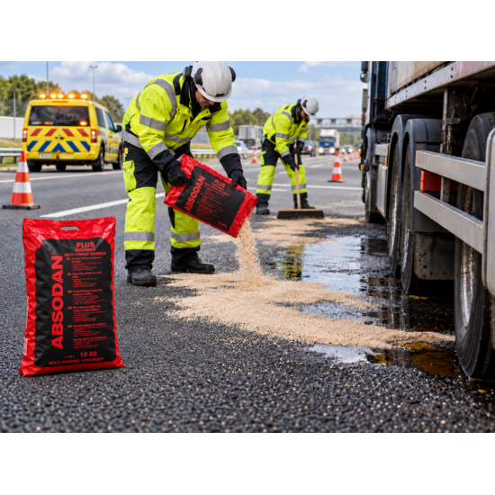 Huchem Absodan Super-Sorb (10 kg )- krachtige, universele absorberende korrels | Vloerkorels | Chemsorb
