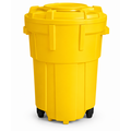 Huchem Bergingsvat HDPE 820×915×1152 mm – 360 L | Extra hoog incl. wielen | Spill interventie | Hugo SpillShield