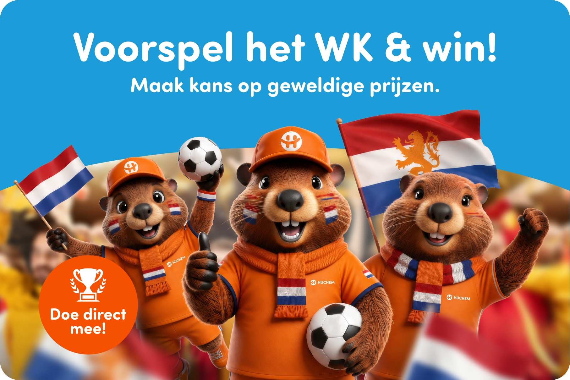 Huchem WK-poule banner