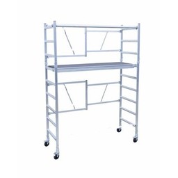 Euroscaffold Combi kamersteiger werkhoogte 4 mtr + verstelbare wielen