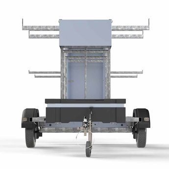 Euroscaffold Afsluitbare Steigertransporter 2,5 meter