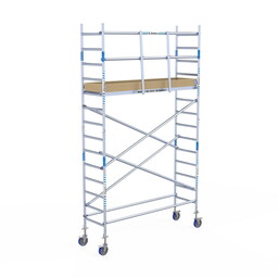 Rolsteiger Alumexx Light 75x250 5,2m werkhoogte tegen de gevel