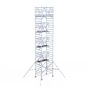 Euroscaffold Rolsteiger Professional 135x190 10,2m werkhoogte vrijstaand