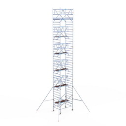 Euroscaffold Rolsteiger Professional 135x190 13,2m werkhoogte vrijstaand