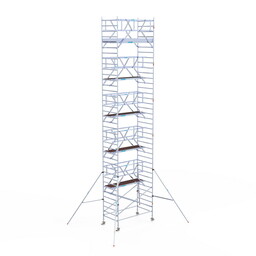 Euroscaffold Rolsteiger Professional 135x250 12,2m werkhoogte vrijstaand