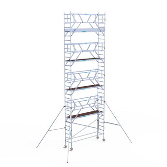 Euroscaffold Rolsteiger Professional 75x305 10,2m werkhoogte vrijstaand