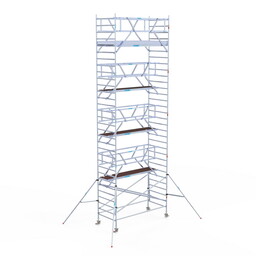 Euroscaffold Rolsteiger Professional 135x305 10,2m werkhoogte vrijstaand