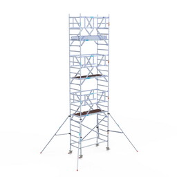 Euroscaffold Rolsteiger Professional 90x190 8,2m werkhoogte vrijstaand