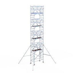 Euroscaffold Rolsteiger Professional 90x190 10,2m werkhoogte vrijstaand