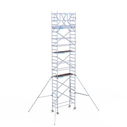 Euroscaffold Rolsteiger Original 75x190 9,2m werkhoogte carbon vloer vrijstaand