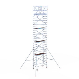 Euroscaffold Rolsteiger Original 90x190 10,2m werkhoogte vrijstaand