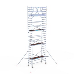 Euroscaffold Rolsteiger Original 90x250 9,2m werkhoogte vrijstaand