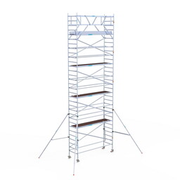 Euroscaffold Rolsteiger Original 90x305 10,2m werkhoogte vrijstaand