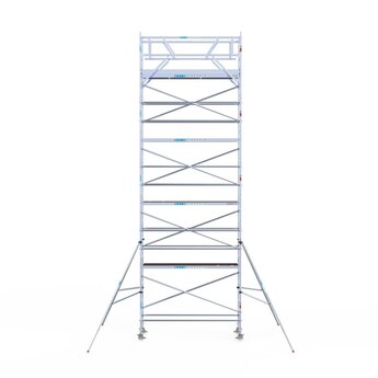 Euroscaffold Rolsteiger Original 90x305 10,2m werkhoogte carbon vloer vrijstaand