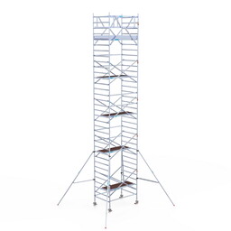 Euroscaffold Rolsteiger Original 135x190 11,2m werkhoogte vrijstaand