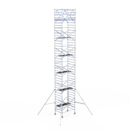 Euroscaffold Rolsteiger Original 135x190 13,2m werkhoogte vrijstaand