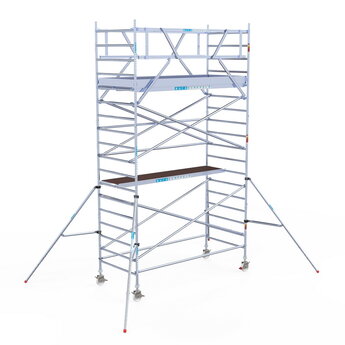 Euroscaffold Rolsteiger Original 135x305 6,2m werkhoogte vrijstaand