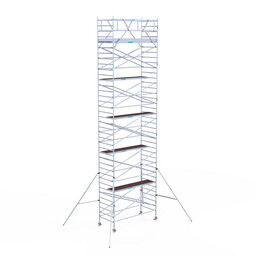 Euroscaffold Rolsteiger Original 135x305 12,2m werkhoogte vrijstaand