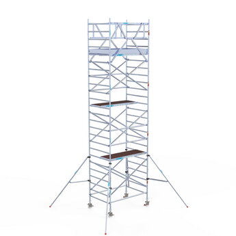 Euroscaffold Rolsteiger Original 135x190 8,2m werkhoogte carbon vloer vrijstaand