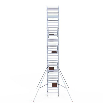 Euroscaffold Rolsteiger Original 135x190 11,2m werkhoogte carbon vloer vrijstaand