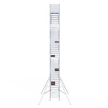 Euroscaffold Rolsteiger Original 135x190 14,2m werkhoogte carbon vloer vrijstaand