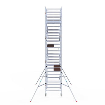 Euroscaffold Rolsteiger Original 135x250 8,2m werkhoogte carbon vloer vrijstaand