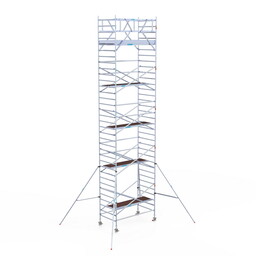 Euroscaffold Rolsteiger Original 135x250 11,2m werkhoogte carbon vloer vrijstaand