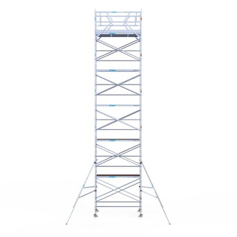 Euroscaffold Rolsteiger Original 135x250 12,2m werkhoogte carbon vloer vrijstaand