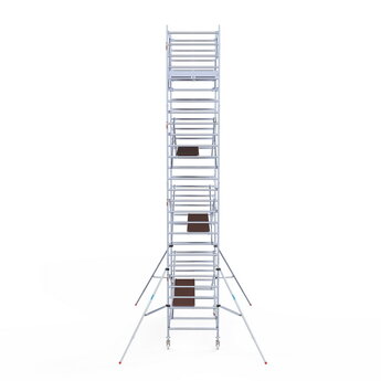 Euroscaffold Rolsteiger Original 135x305 9,2m werkhoogte carbon vloer vrijstaand