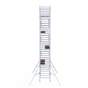 Euroscaffold Rolsteiger Original 135x305 10,2m werkhoogte carbon vloer vrijstaand