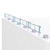 Safety Guard Systems  SGS Slim dakrandbeveiliging 15 mtr complete set plat dak