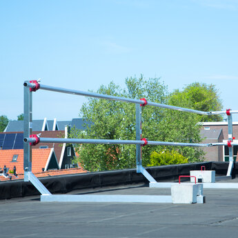 Euroscaffold Euroscaffold tijdelijke dakrandbeveiliging plat dak 3 meter