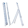 Eurostairs Reformladder 3x12 + gevelrollen Eurostairs