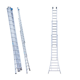 Eurostairs Reformladder 3x14 + gevelrollen Eurostairs