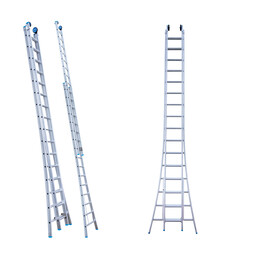 Eurostairs Reformladder 2x16 + gevelrollen EUROSTAIRS