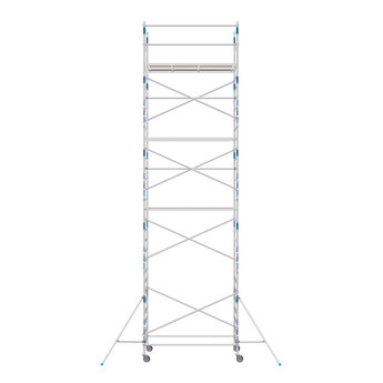 Alumexx Basic Steigerbok + Alumexx Rolsteiger Budget 135x250 10,2m werkhoogte