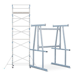 Alumexx Basic Steigerbok + Alumexx Rolsteiger Budget 135x250 10,2m werkhoogte