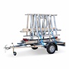 Alumexx Basic Steigeraanhanger 250 Open + Alumexx Rolsteiger Budget 135x250 6,2m werkhoogte