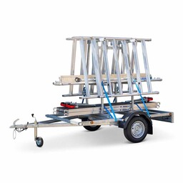 Alumexx Basic Steigeraanhanger 250 Open + Alumexx Rolsteiger Budget 135x250 6,2m werkhoogte