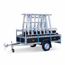 Alumexx VDM Bakwagen met Basic Steigerbok + Alumexx Rolsteiger Budget 135x250 6,2 werkhoogte