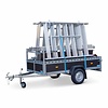Alumexx VDM Bakwagen met Basic Steigerbok + Alumexx Rolsteiger Budget 135x250 10,2 werkhoogte