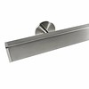 Inox trapleuning op maat - rechthoekig (40x20 mm) - incl. leuninghouders TYPE 5