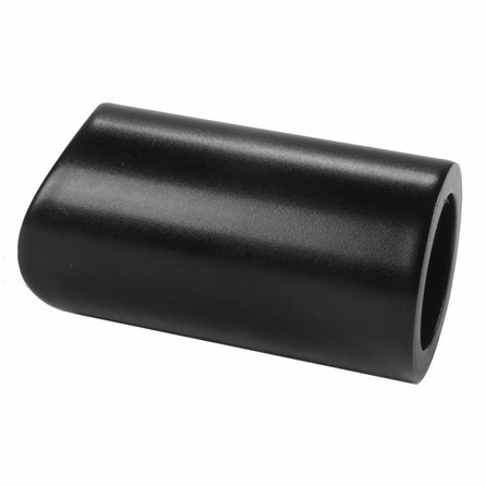 Zwarte leuninghouder - TYPE 14 - rond - voor ronde trapleuningen (42,4 mm) - coating zwart RAL 9005