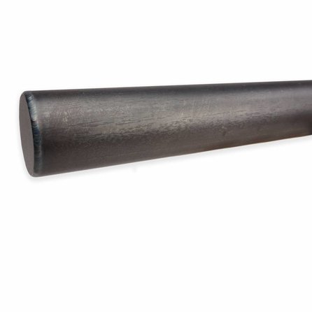 Stalen trapleuning (gecoat) op maat - rond - WGW (ruw) staal incl. transparante coating