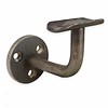 Stalen trapleuning (gecoat) op maat - rond - incl. leuninghouders TYPE 1 - WGW (ruw) staal incl. transparante coating