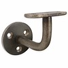 Stalen trapleuning (gecoat) op maat - rechthoekig (40x20 mm) - incl. leuninghouders TYPE 1 - WGW (ruw) staal incl. transparante coating