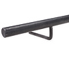 Smeedijzeren trapleuning op maat - rond massief (20 mm) - Incl. ronde leuninghouders (gelast) - transparante coating