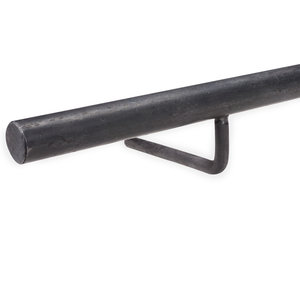 Smeedijzeren trapleuning - rond massief (20 mm) - incl. ronde dragers